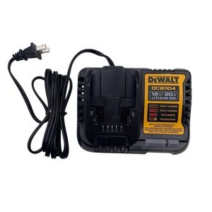 DEWALT 12V MAX/20V MAX Lithium Ion Battery Charger, 4 Amp (DCB1104)- NEW!